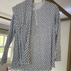 Roller Rabbit Blue Heart Pajamas | Size Small